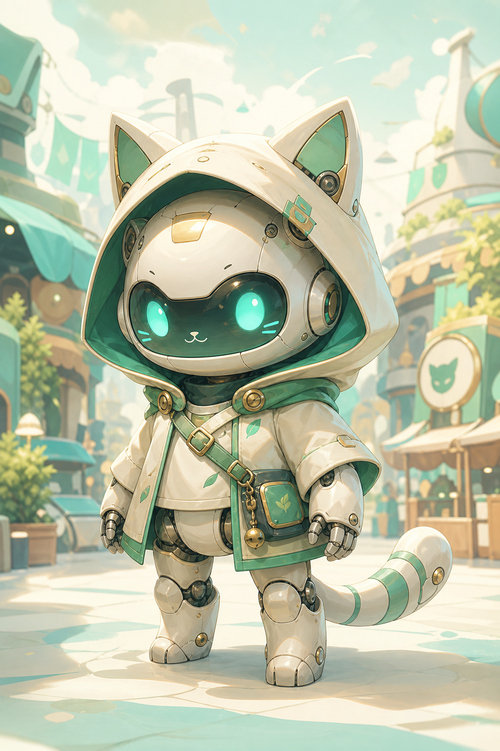The Robotichood robotic cat